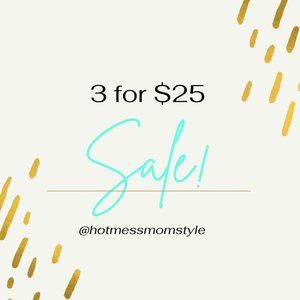 ⭐️3 FOR $25 CLEAR OUT SALE⭐️
